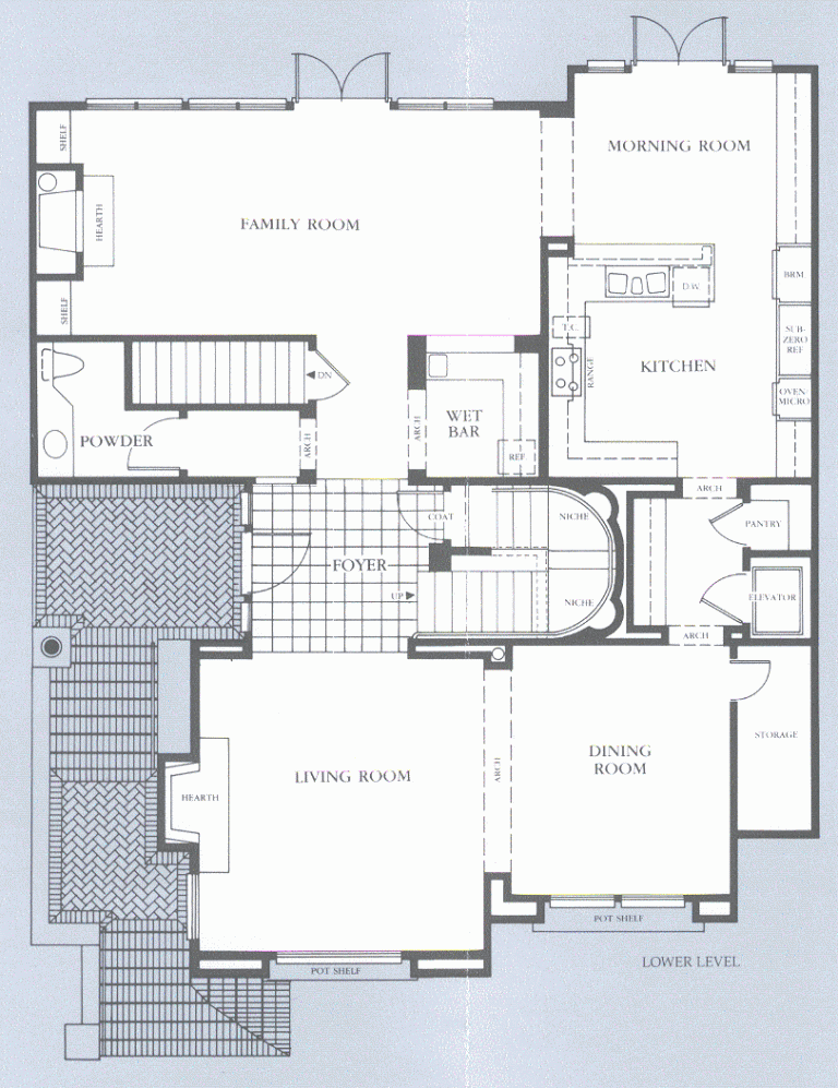 The Metropolitan Bel Air Crest Home Floor Plan